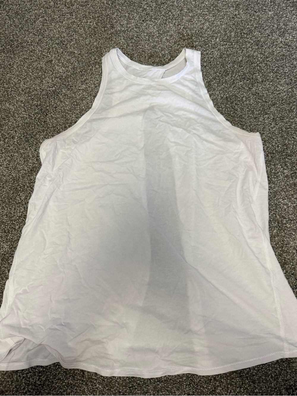 Lululemon White Tieback Tank Top
